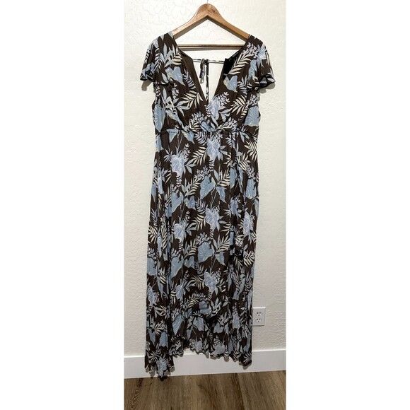 Torrid Pants - Torrid Woman's Maxi Gauze Walk Through Romper Dress Plus Size 2X Summer Boho
